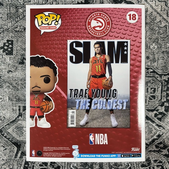 Trae Young (Atlanta Hawks) Funko Pop! NBA SLAM Cover - Picture 3 of 7